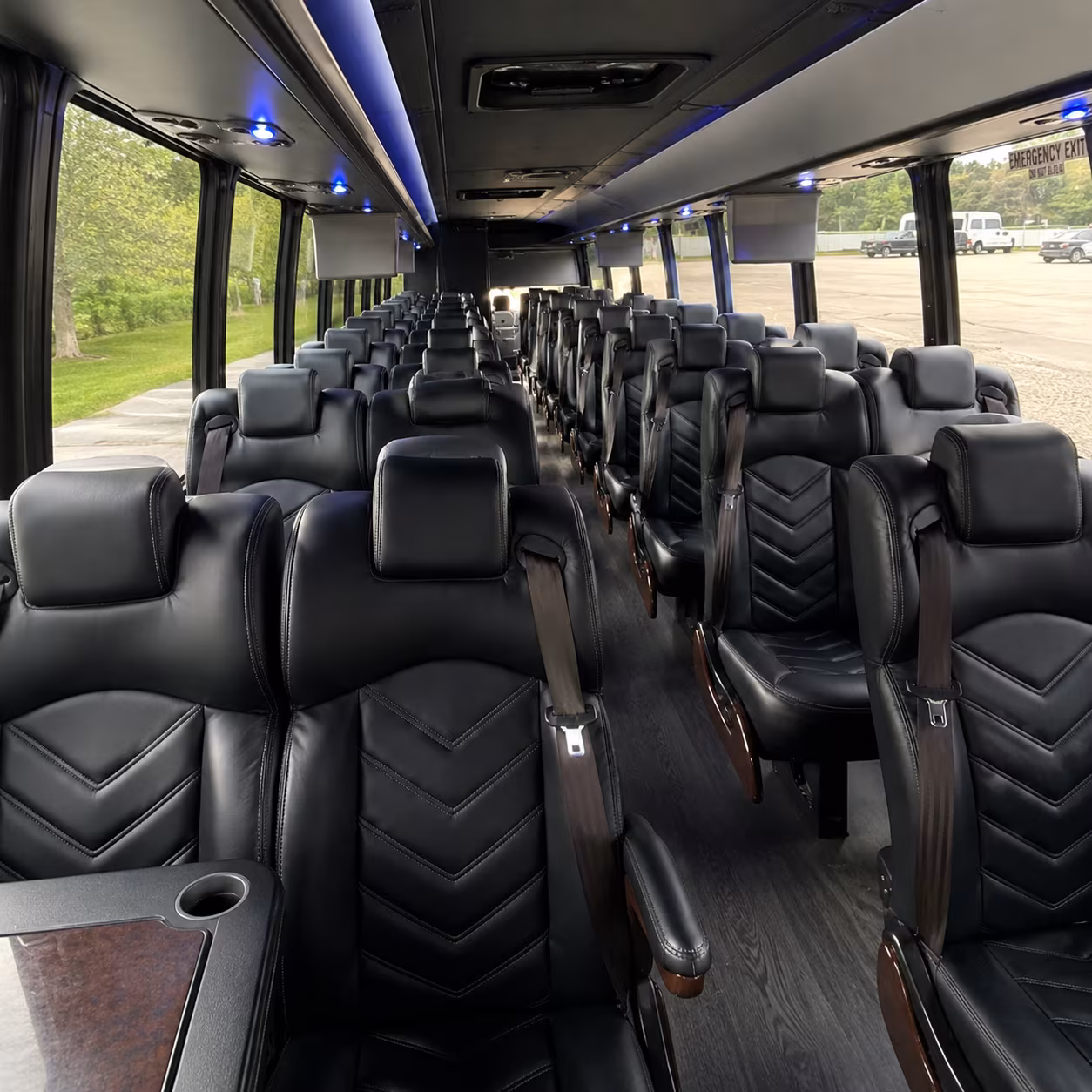 bend employee transportation onboard seating