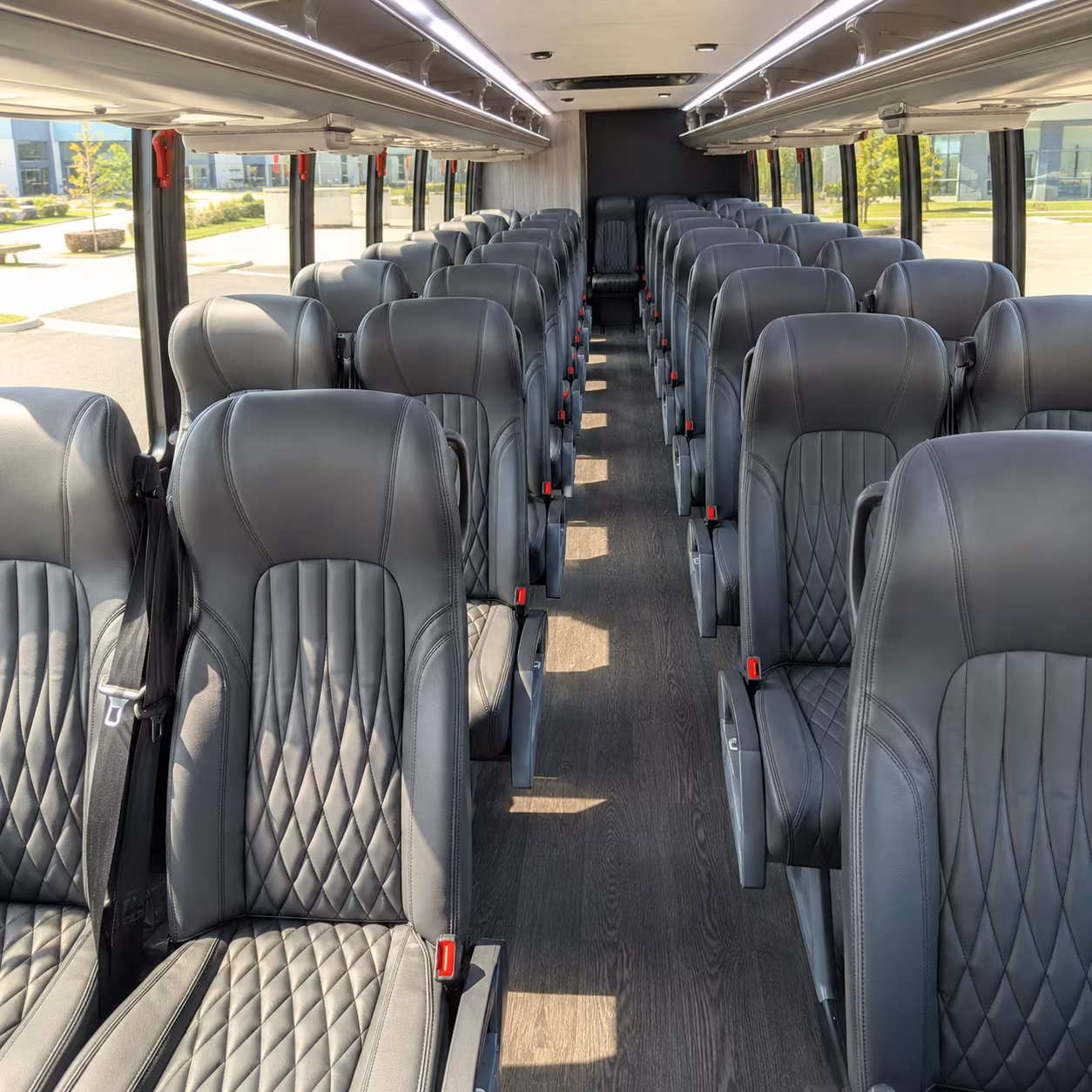 bend school event transportation onboard seating